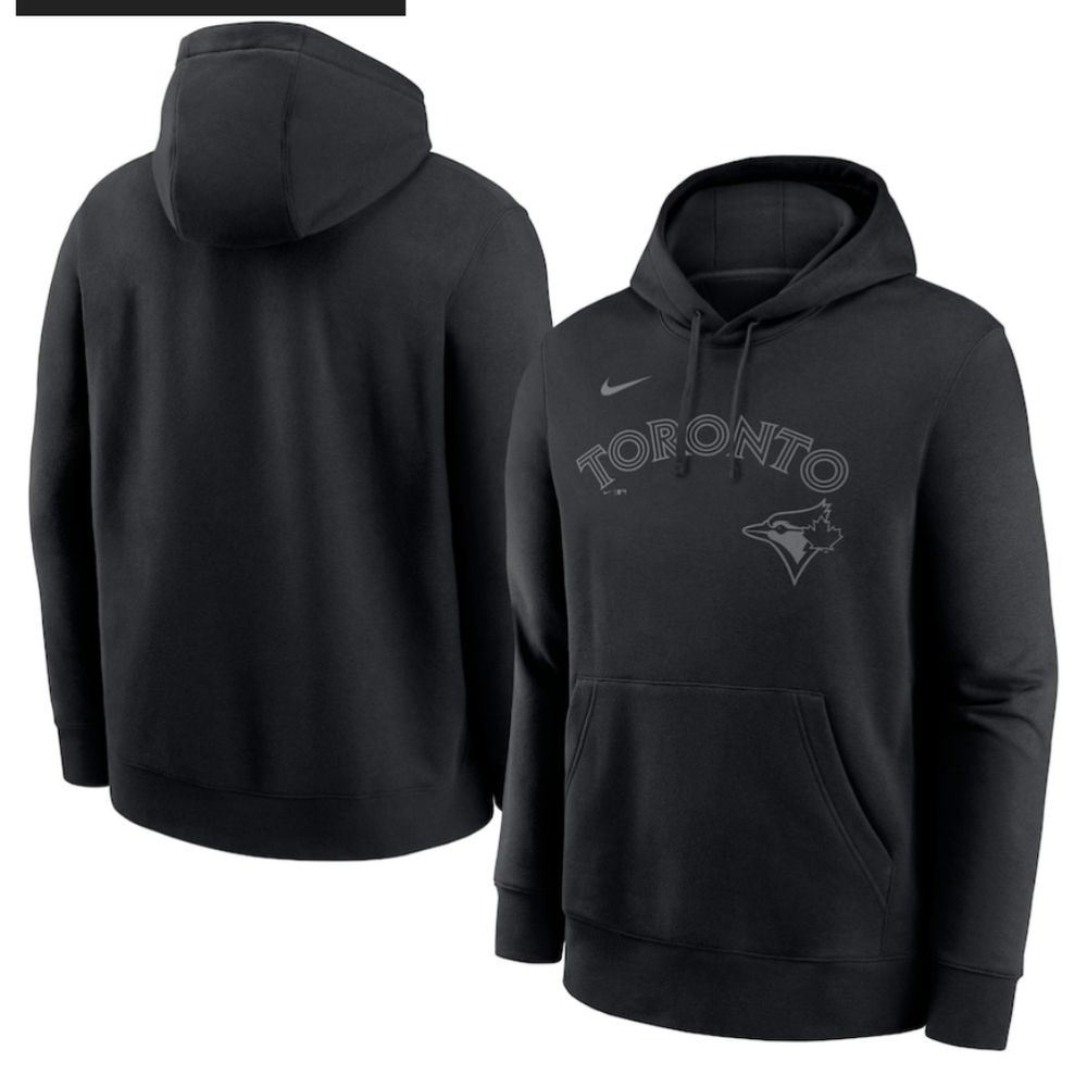 Toronto Blue Jays Nike Blackout Hoodie